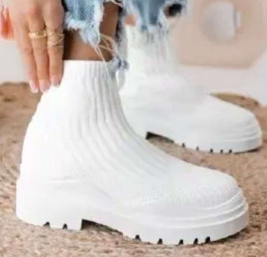 Platform Sock Boots